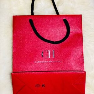 Carolina Herrera paper bag red